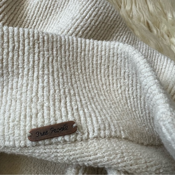 Free People Ottoman Slouchy Tunic Off White Small - Picture 4 of 6